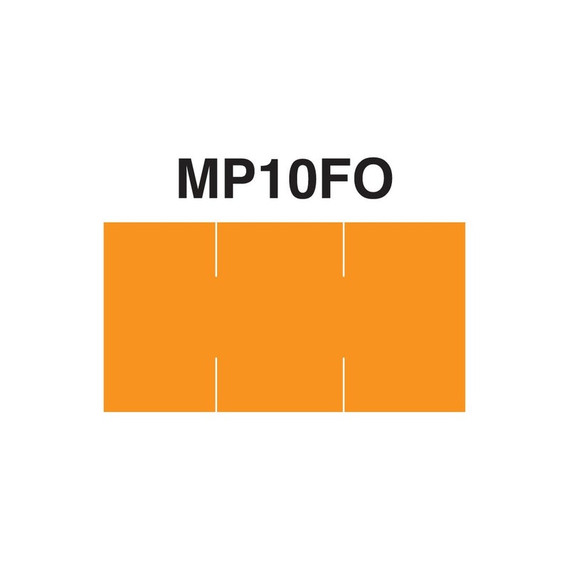 MONARCH Fluorescent Orange Labels to fit Monarch 1110 Pricers. 16 Rolls with 1 Free Ink Roller. - Image 2